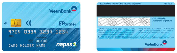 Thẻ chip E-Partner (đổi thẻ từ sang thẻ chip VietBank Online)