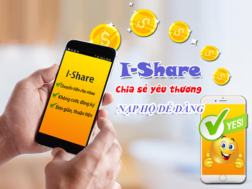 Cách rút tiền từ sim điện thoại bằng I-Share